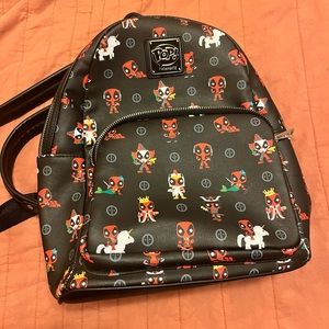 Deadpool loungefly pop mini backpack.